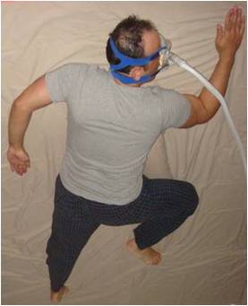 sleep position with cpap